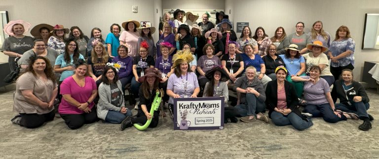 KraftyMoms Retreats Spring 2025 Group Photo