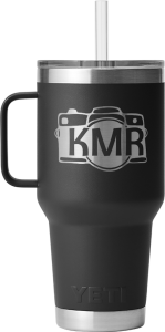 KraftyMoms Retreats KraftyMerchandise Yeti Straw Black Camera