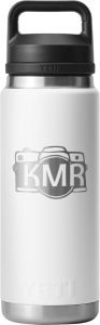 KraftyMoms Retreats KraftyMerchandise Yeti Water Bottle Chug White Camera