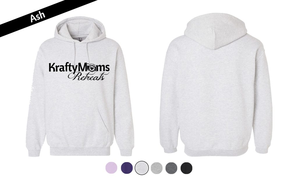 KraftyMoms Retreats KraftyMerchandise Zip-Up 18500 Ash Main