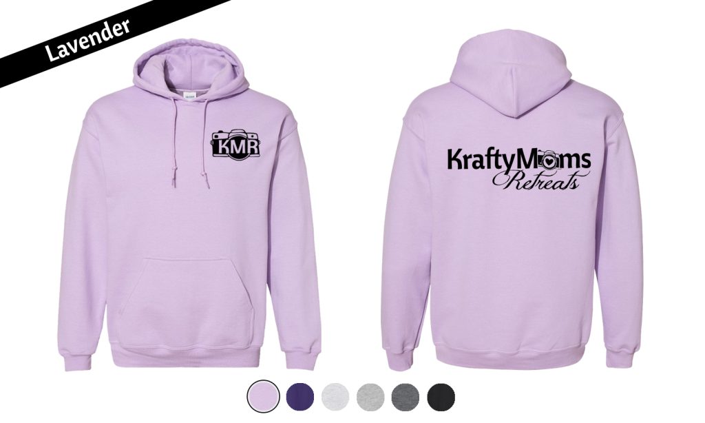 KraftyMoms Retreats KraftyMerchandise Zip-Up 18500 Lavender Camera