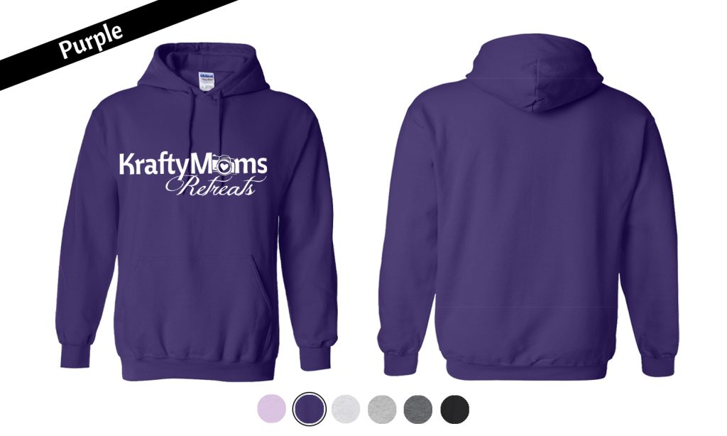 KraftyMoms Retreats KraftyMerchandise Zip-Up 18500 Purple Main