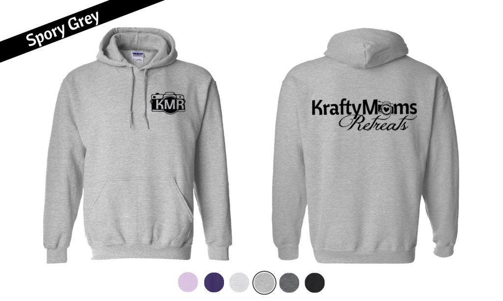KraftyMoms Retreats KraftyMerchandise Zip-Up 18500 Sport Grey Camera