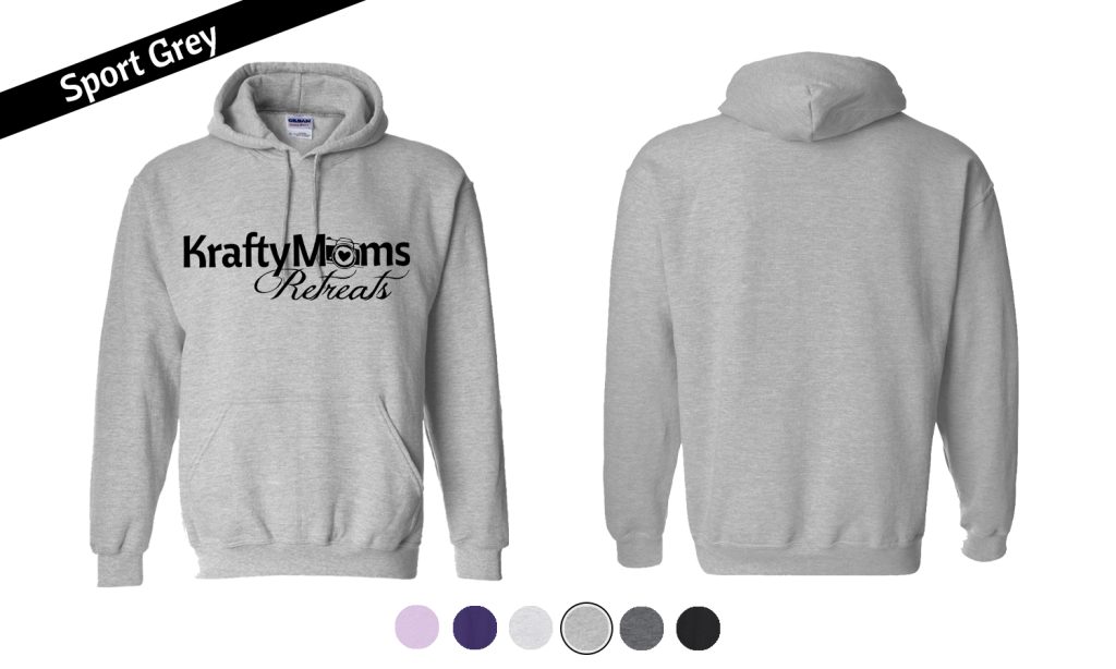 KraftyMoms Retreats KraftyMerchandise Zip-Up 18500 Sport Grey Main