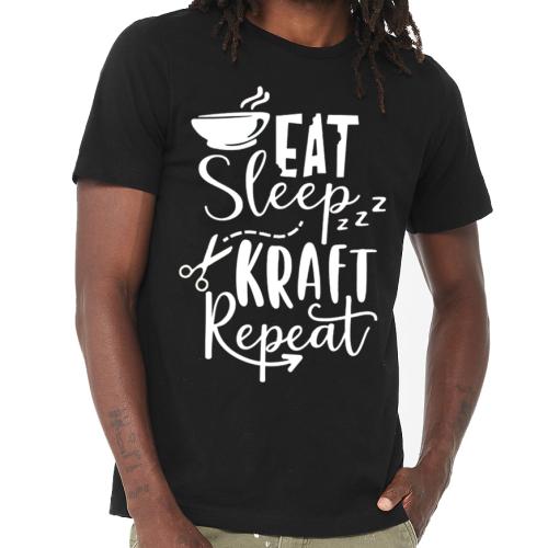Crew Neck Eat Sleep