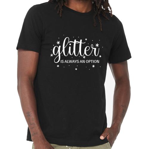 Crew Neck Glitter